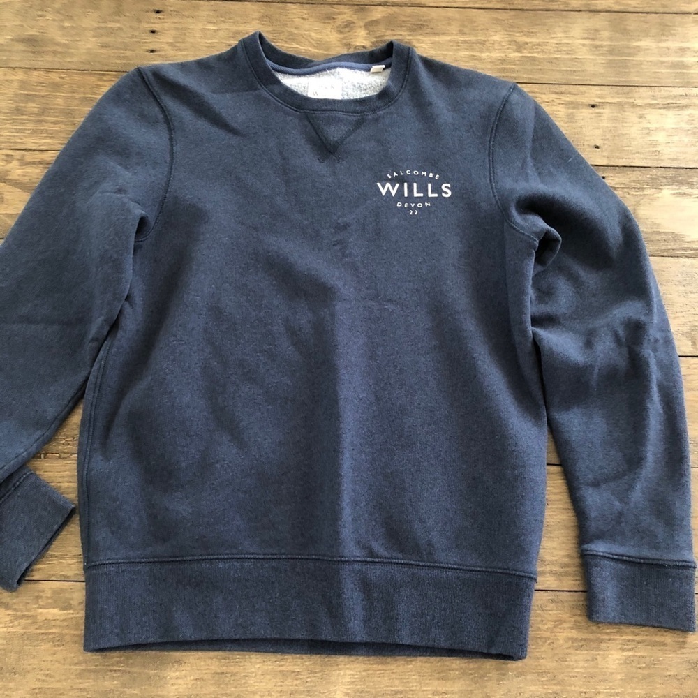 Jack Wills Navy Marled Crewneck Sweatshirt Devon